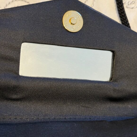 ANDRE CELLINI Black Evening Shoulder Bag Purse Magnetic Snap U.S. Pat 4021891 - Picture 5 of 9